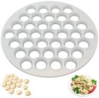 Dumpling Mold, 19 Holes, White, Plastic