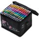 Nukido NK-913 Dual Tip Alcohol Markers, 120-Piece Set with Bag