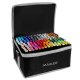 Double-Sided Markers Maaleo 24101, Set of 168 Pcs