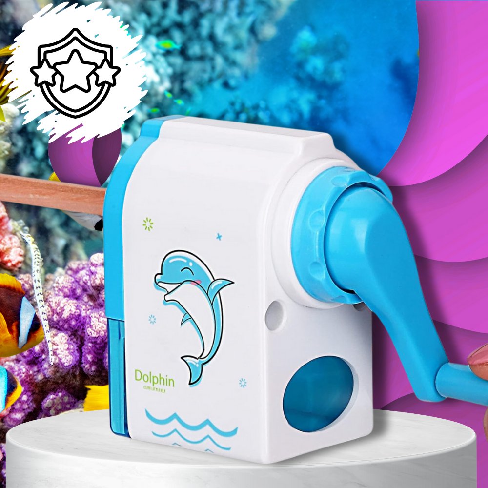 Manual Mechanical Pencil Sharpener Nicekids, Blue (9)