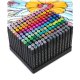 Nukido NK-914 Dual Tip Alcohol Marker Set 168 pcs with Case
