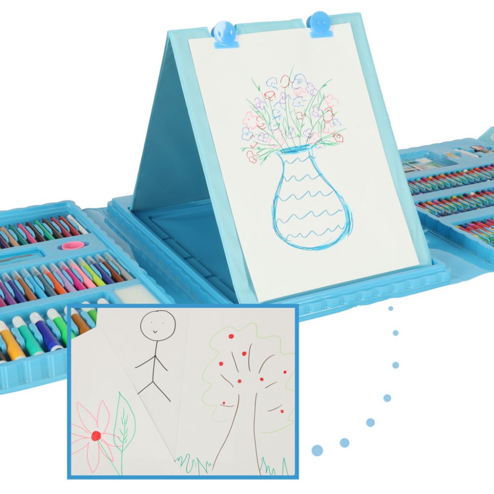 Paint art set in a case 208el blue (3)