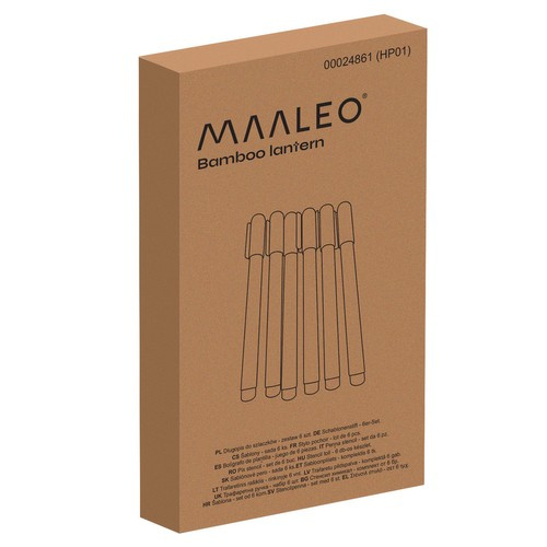 Maaleo Pattern Pens for Kids, Set of 6 Roller Markers 24861 (0)