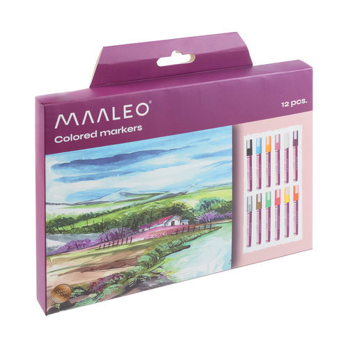Maaleo Acrylic Marker Set 12 pcs 25743 (2)