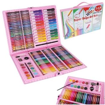 Art Set Kit for Painting with Suitcase 168 pcs.