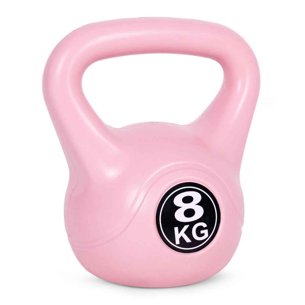 ModernHome 8 kg Kettlebell for Strength Training and Fitness, Pink (1)