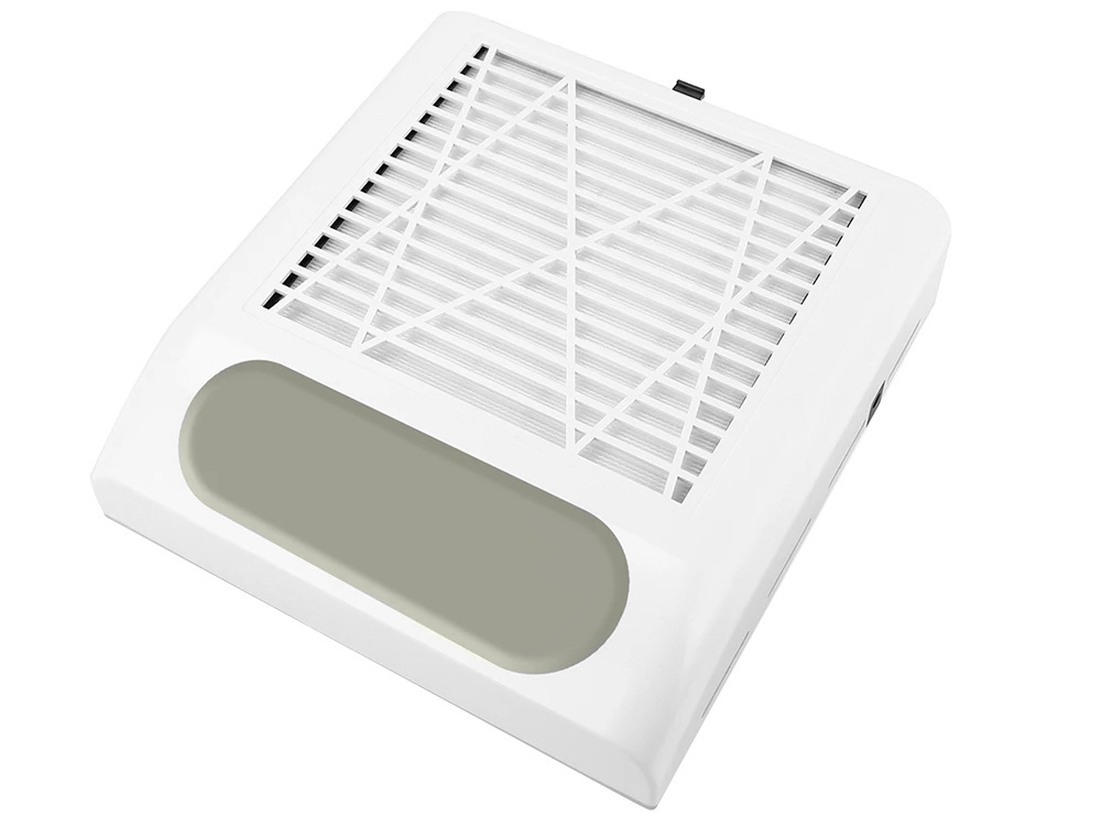 Bagless nail dust collector with filter, 80W, white, BQ-858-8 (2)