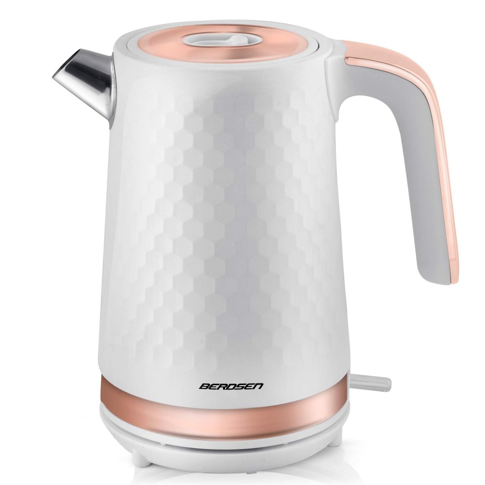 Electric Kettle Berdsen BD-705, 1.7 L, White-Copper (0)