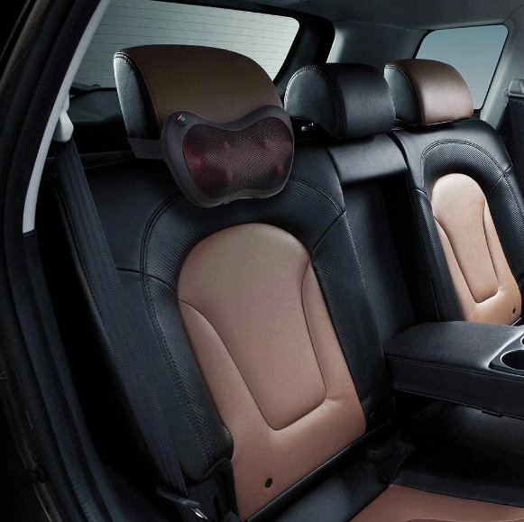 SHIATSU 3D Massage Pillow with Infrared Light Heating Function (2)