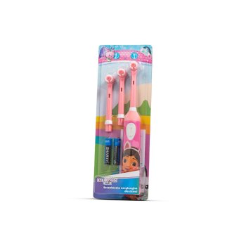 Huslog Gabby's Dollhouse Kids Oscillating Toothbrush, Pink