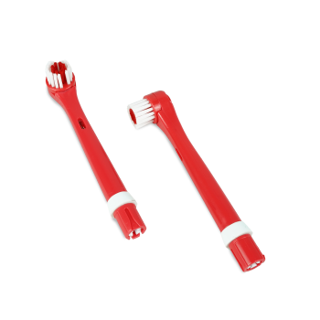 Paw Patrol Electric Toothbrush Replacement Heads 2 Pack Marshall, red