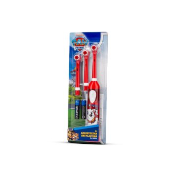 Kids Oscillating Toothbrush Paw Patrol Pattern 2, red