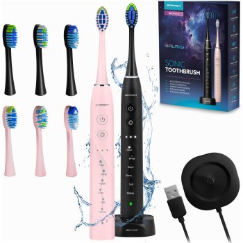 Berdsen Galaxy Duo Sonic Toothbrush Set, 2 Pack