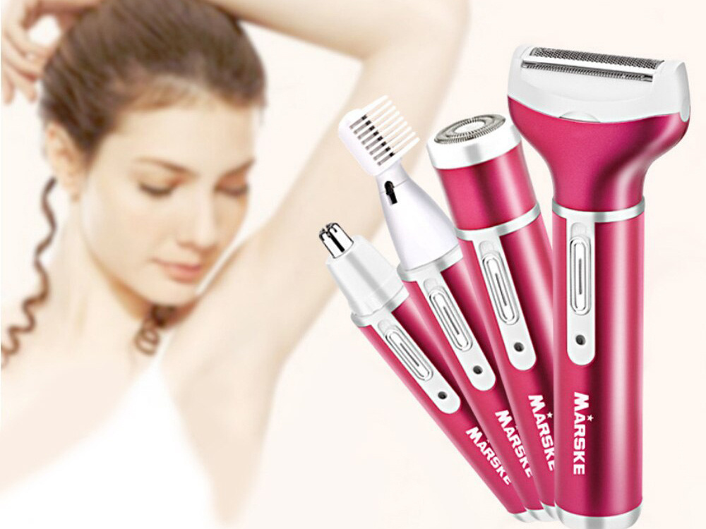 4-in-1 Women's Epilator Shaver and Trimmer for Body and Face USB Rechargeable (3)