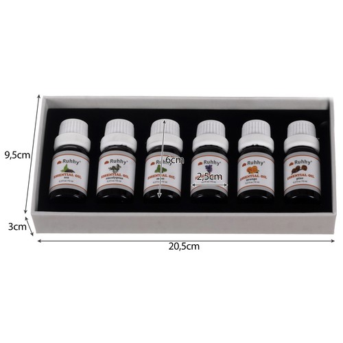 Aromatherapy Essential Oil Set, 6x10ml (2)