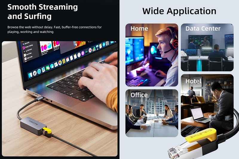 Cat7 S/STP Ethernet Network Cable 10m Black (2)