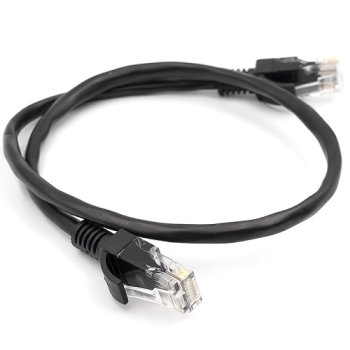 Cat5E UTP Network Patch Cable 0.5m Black