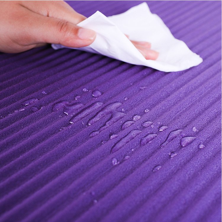 4Fizjo Gymnastic Non-Slip Fitness Foam Yoga Mat Foam NBR 180x60x1.5cm, Purple (5)