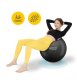 4Fizjo Exercise Fitness Gym Rehabilitation Ball 65cm, Black