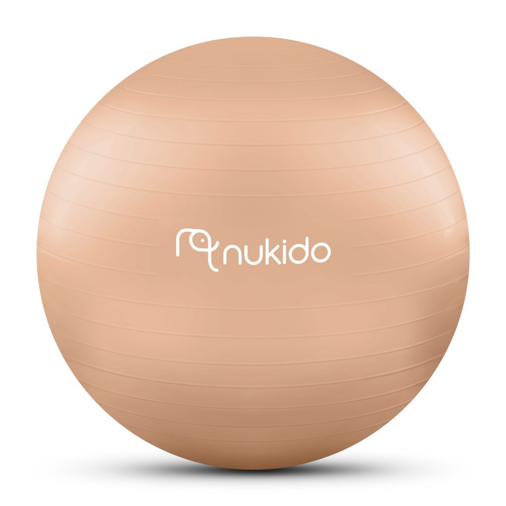 Nukido Beige 65cm Pregnancy Exercise Ball NS-951 for Aerobics Fitness (1)