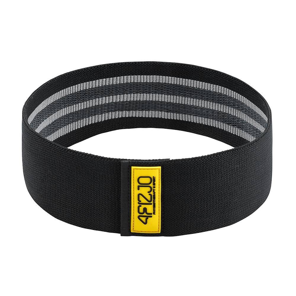 4Fizjo Flex Band Flexible Textile Training Mini Loop Bands Tapes, Gray (Hard Resistance) (0)