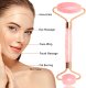 ACTIVFIZJO Rose Quartz Roller for Face and Neck Anti Ageing Massager Gua Sha