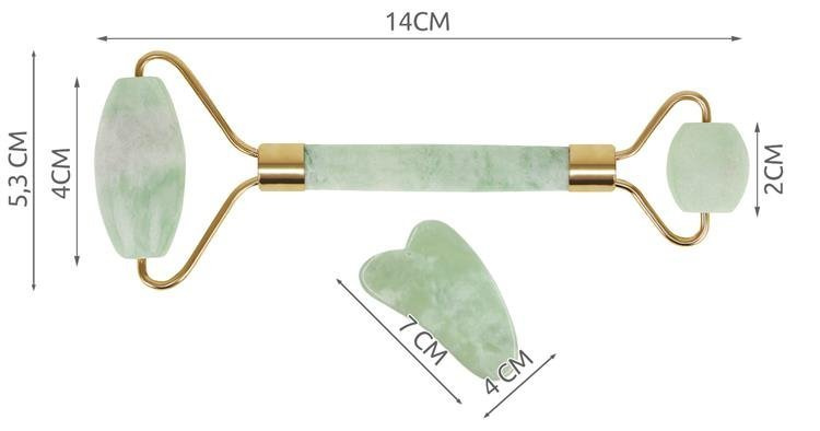 Jade Roller for Face and Neck Anti Ageing Massager and Gua Sha (1)