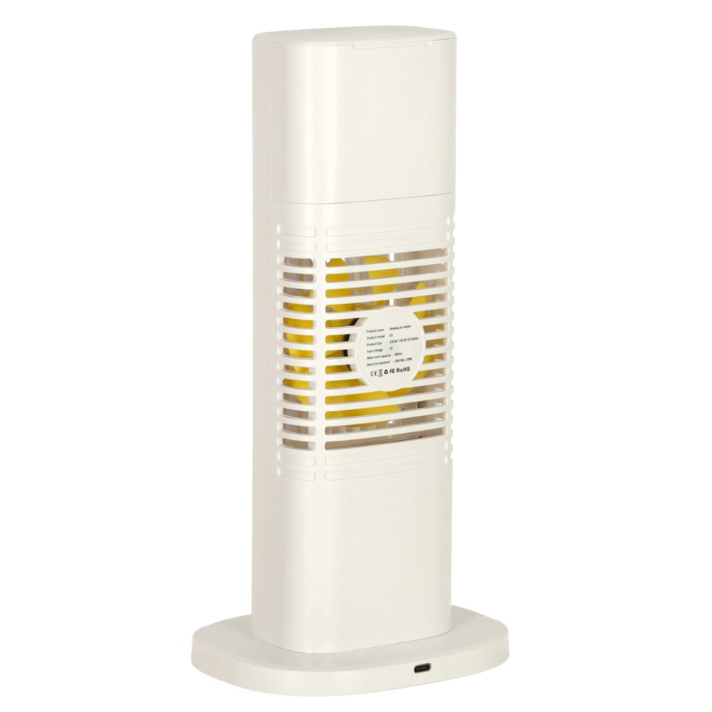 Portable Air Cooler Fan and Humidifier, White (2)