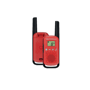 Motorola Talkabout Walkie Talkie T42 Twin-Pack, Red