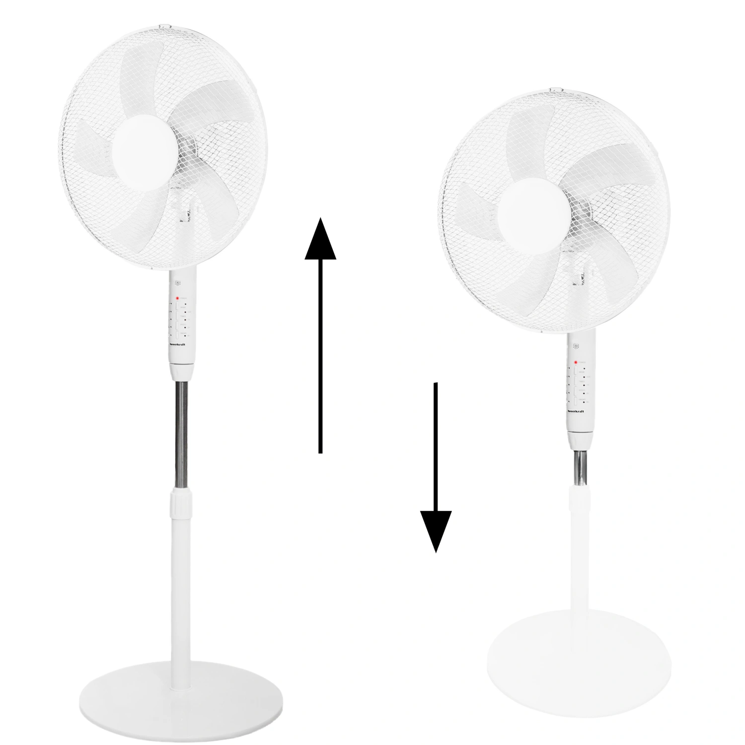 Standing Pedestal Fan 45W with Remote, 5 Blades, 3 Speeds & Modes, Timer (3)