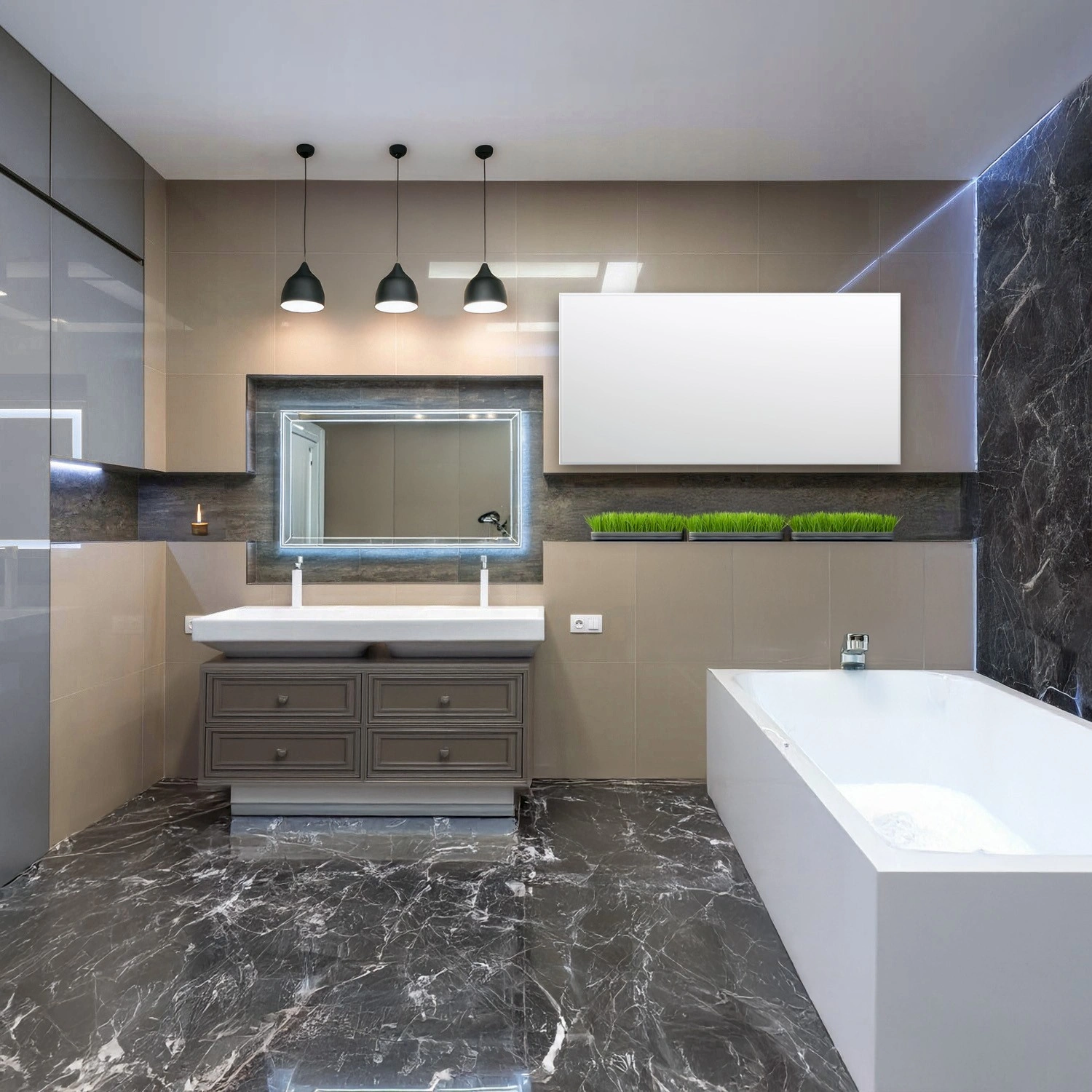 Infrared Heater Panel 600W with WiFi Smart App Control 60x100 cm (1)