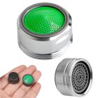 Faucet Aerator, M24, Metal with Chrome Finish, Silver