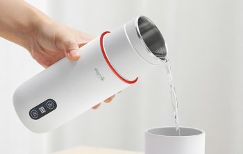 Deerma DR035S Portable Water Heater Electric Bowl Boil Mug Cup, 350 ml