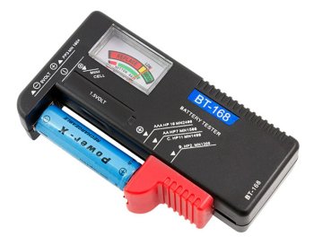 BT-168 Battery Tester for AA (R6), AAA (R3), R14, R20, CR 1.5V, 9V R9