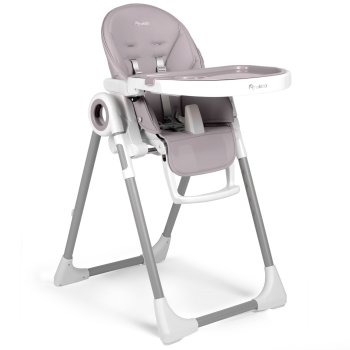 Nukido Belo Adjustable Baby High Chair with Tray, Heather