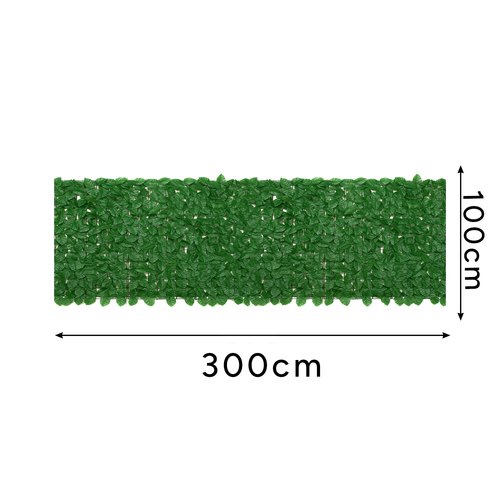 Gardlov Artificial Ivy Hedge Privacy Screen 3x1m 25343, Green (0)