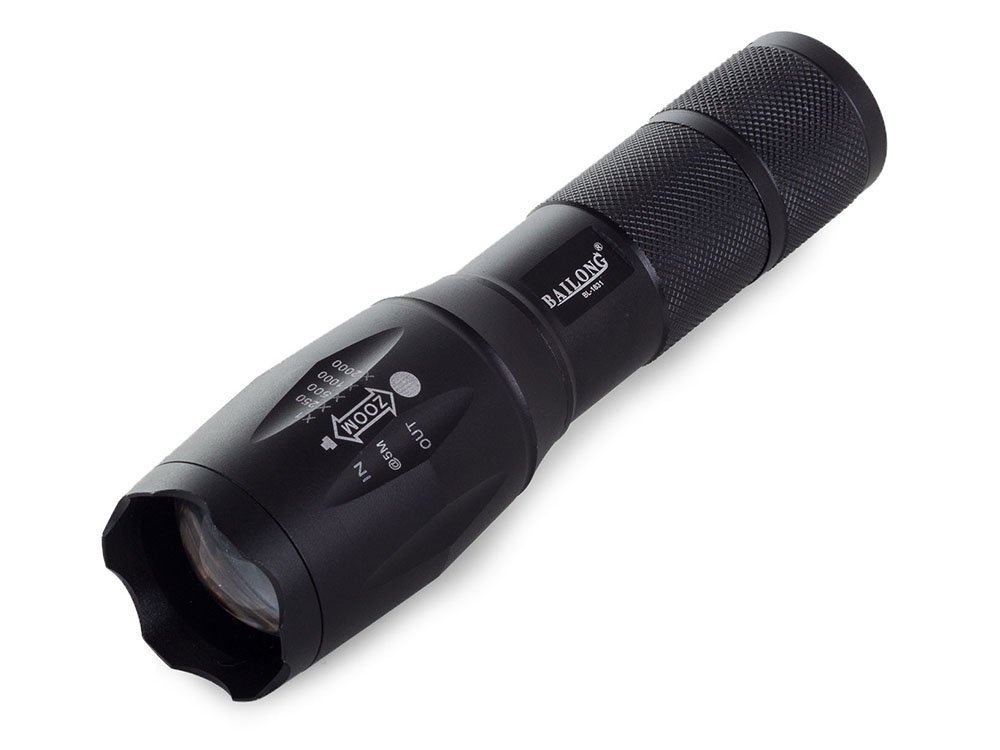 BAILONG LED CREE XM-L T6 Professional Flashlight Torch with Signaling Overlay (10)