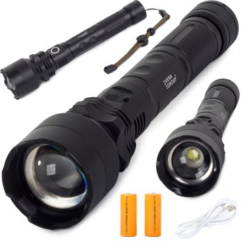 Bailong powerful tactical LED flashlight XHP50 with zoom and USB charging