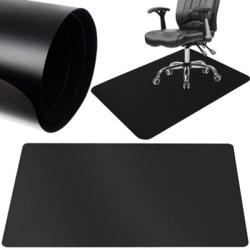 RUHHY Office Chair Mat for Hardwood Floors 90x130cm, Black