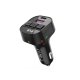 Bluetooth FM Transmitter XO BCC17 with 30W PD USB-C Car Charger and Cable, Black