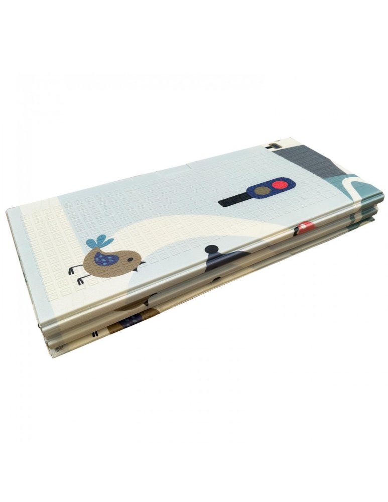 Double-sided Foldable XPE Foam Play Mat Pad Rug for Kids NICEKIDS CITY, 200x180cm (4)