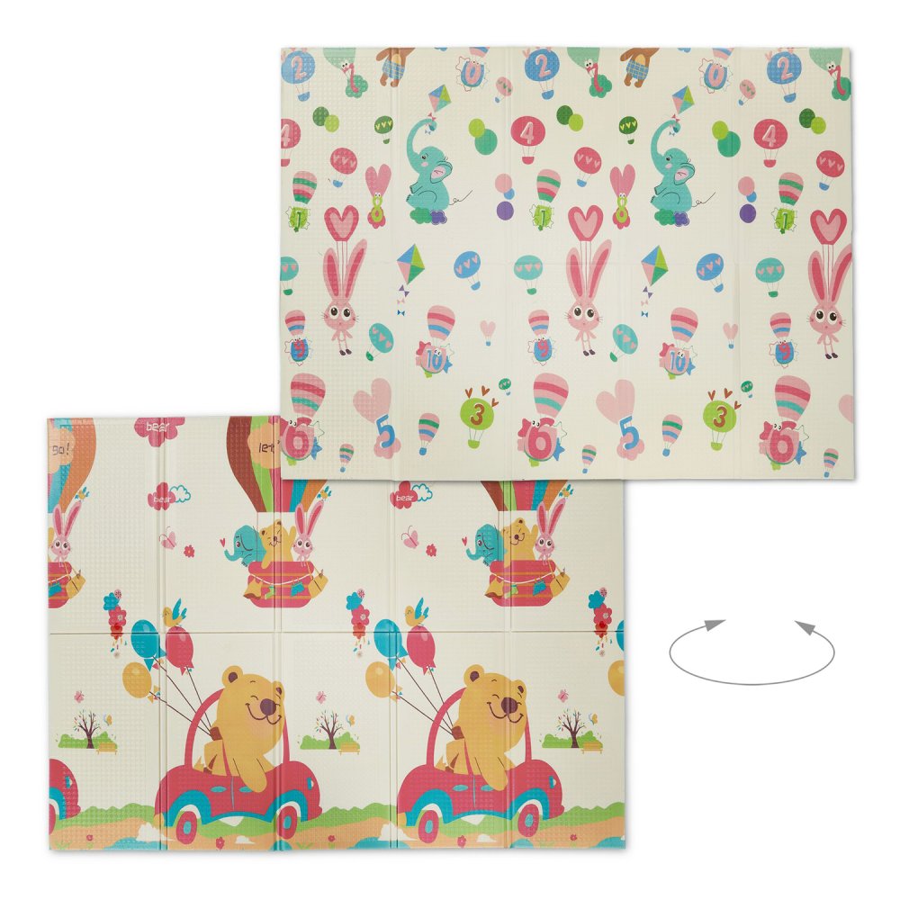 Double-sided Foldable XPE Foam Play Mat Pad Rug for Kids NICEKIDS, 200x180cm (2)
