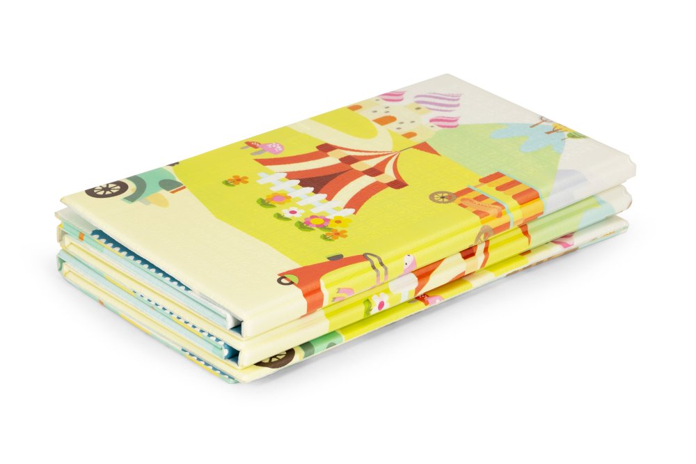 ECOTOYS Large Folding Foam Play Mat for Babies Educational & Reversible with Bag (3)