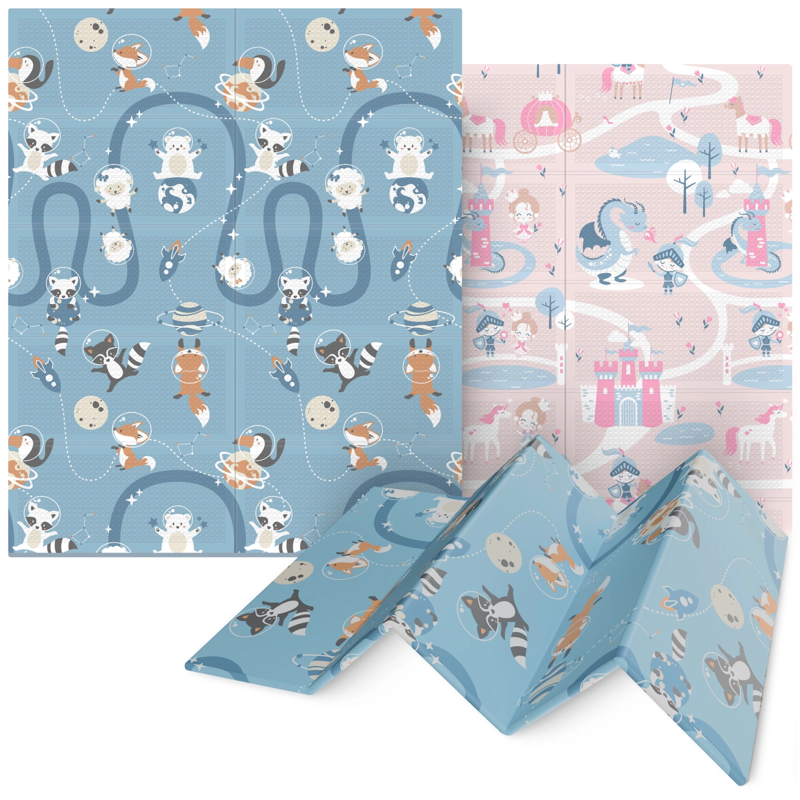 Foldable Educational Baby Play Mat Kingdom & Cosmos 180 x 150 cm