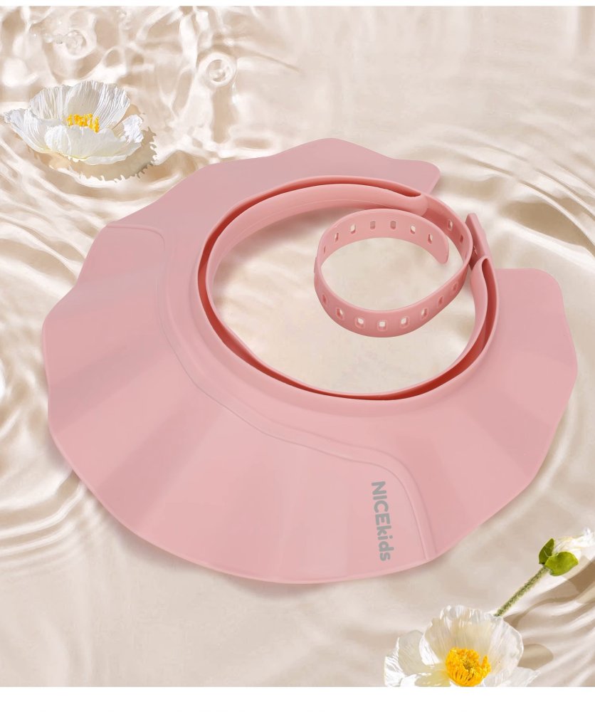 Nicekids Premium Baby Bath Visor Shampoo Shield for Kids, Pink (0)