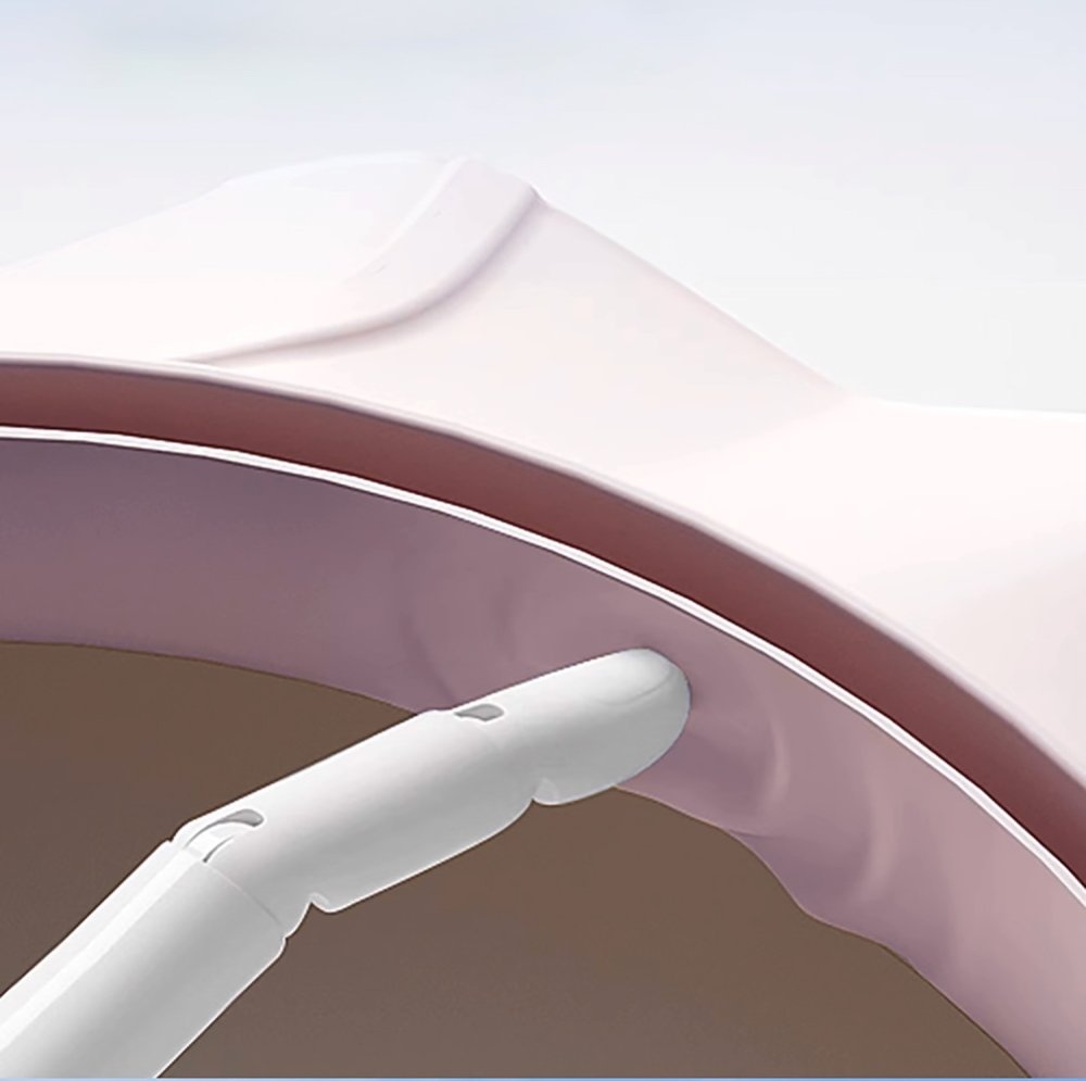 Nicekids Premium Baby Bath Visor Shampoo Shield for Kids, Pink (3)