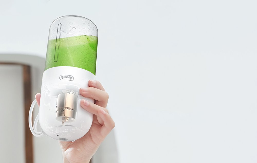 Mini Blender Deerma DEM-NU01 for Smoothies, Shakes and Juices, 300 ml (3)