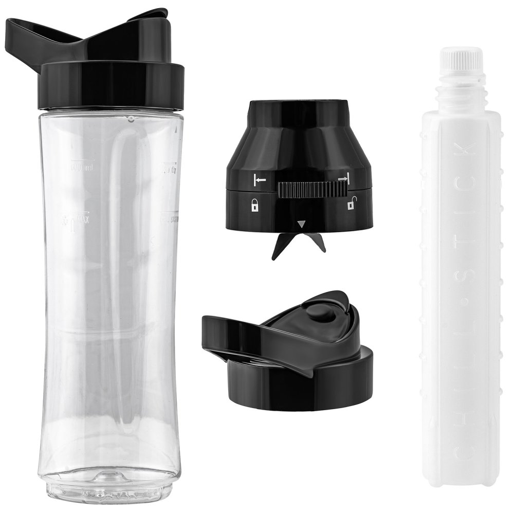 Blender Bottle with Cooling Insert Berdsen BD-755, 600 ml, Black (0)