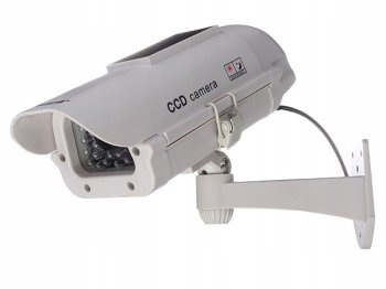 Dummy Camera for Home Garden with Built-in Solar Battery Panel