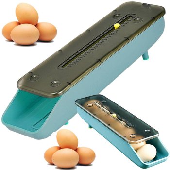Egg Container Fridge Organizer with Date Slider, 7 pcs